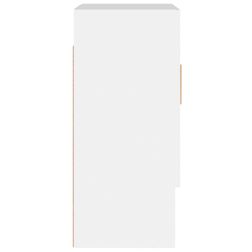 vidaXL Armario de pared madera contrachapada blanco 60x31x70 cm