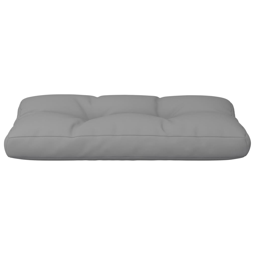 vidaXL Cojín para sofá de palets tela gris 70x40x12 cm