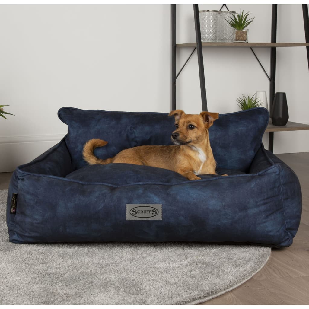 Scruffs & Tramps Cama para perros Kensington azul marino M 60x50 cm
