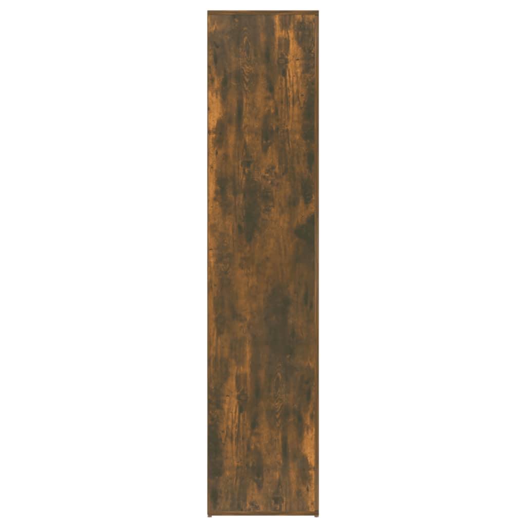 vidaXL Mueble zapatero madera contrachapada roble ahumado 80x39x178 cm