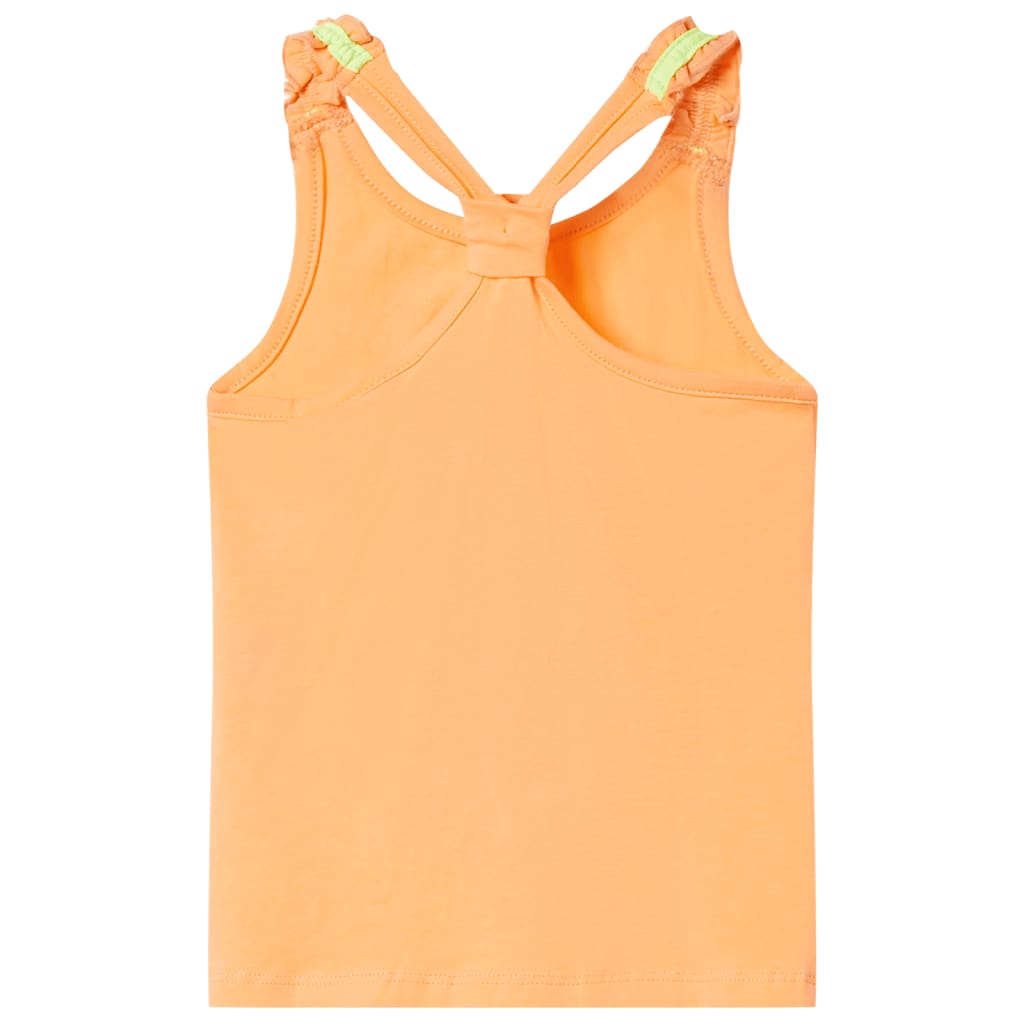 Camiseta de tirantes infantil naranja 92