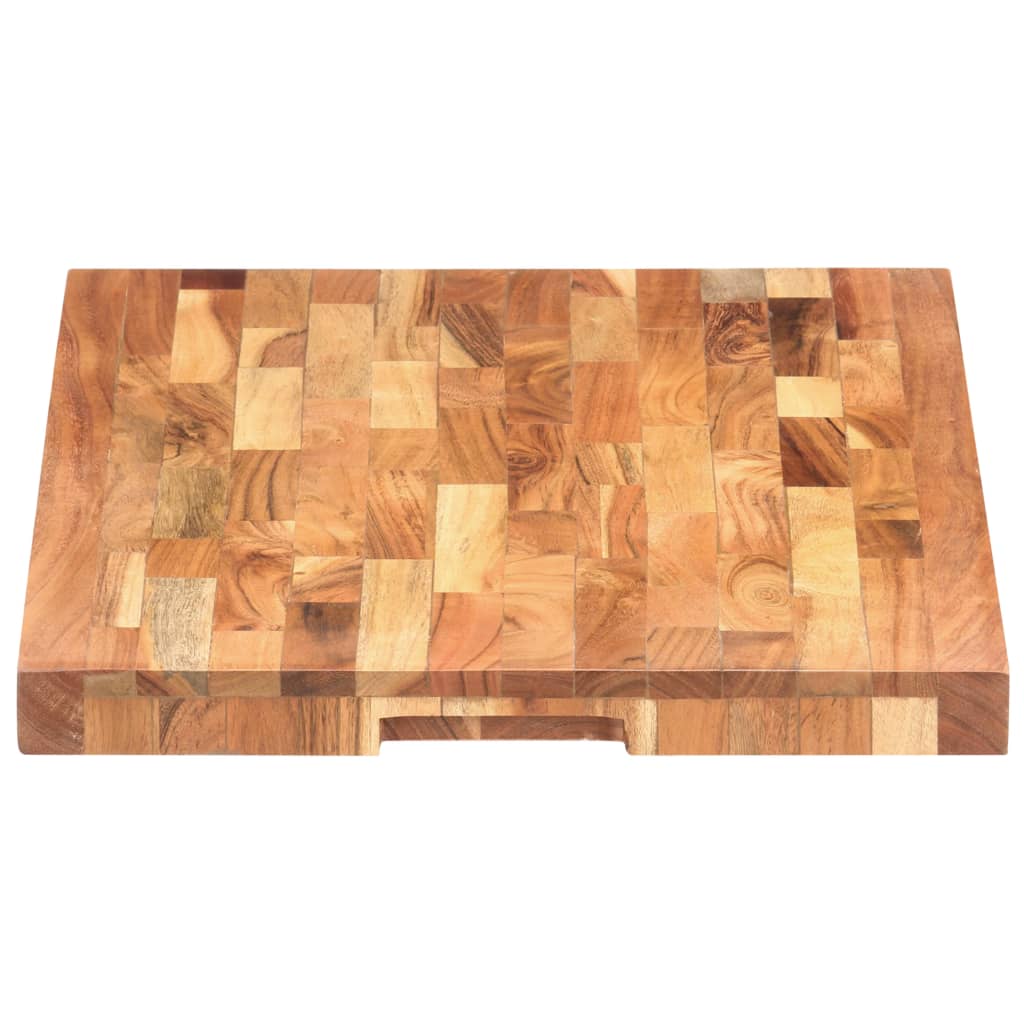 vidaXL Tabla de cortar de madera maciza de acacia 60x40x4 cm