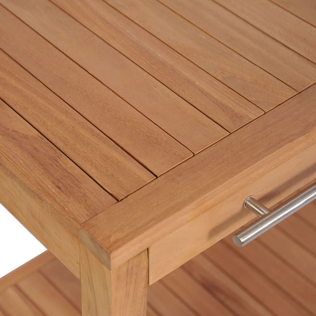 vidaXL Mueble de lavabo tocador madera teca maciza 74x45x75 cm