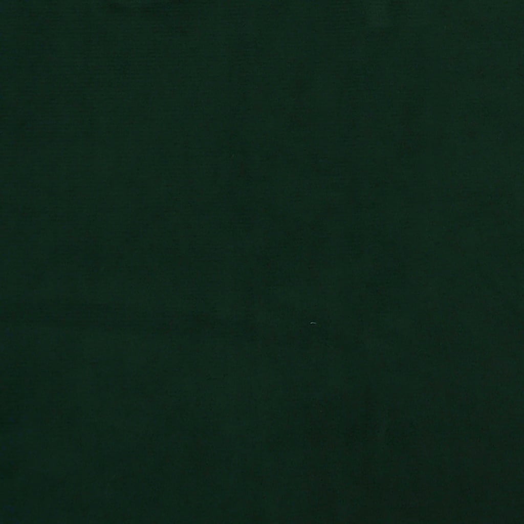 vidaXL Silla de oficina giratoria de terciopelo verde oscuro