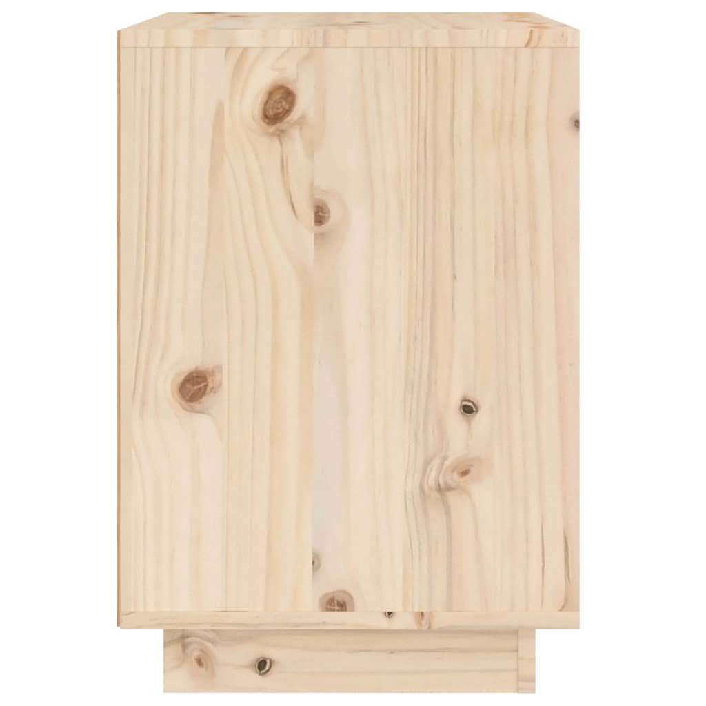vidaXL Mesitas de noche 2 uds madera maciza de pino 40x35x50 cm