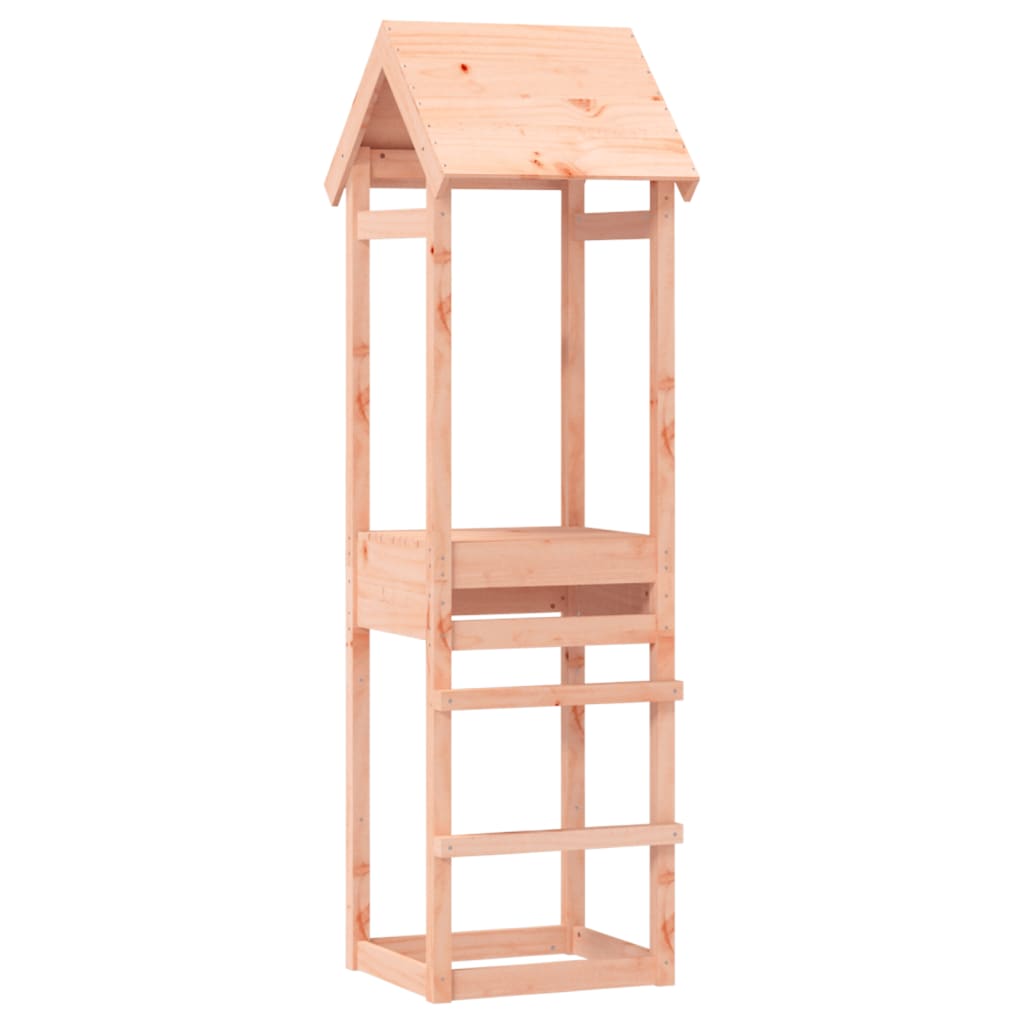 vidaXL Torre de juegos madera maciza de abeto Douglas 53x46,5x194 cm