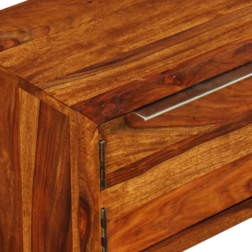 vidaXL Mueble de TV madera maciza de sheesham 120x30x30 cm