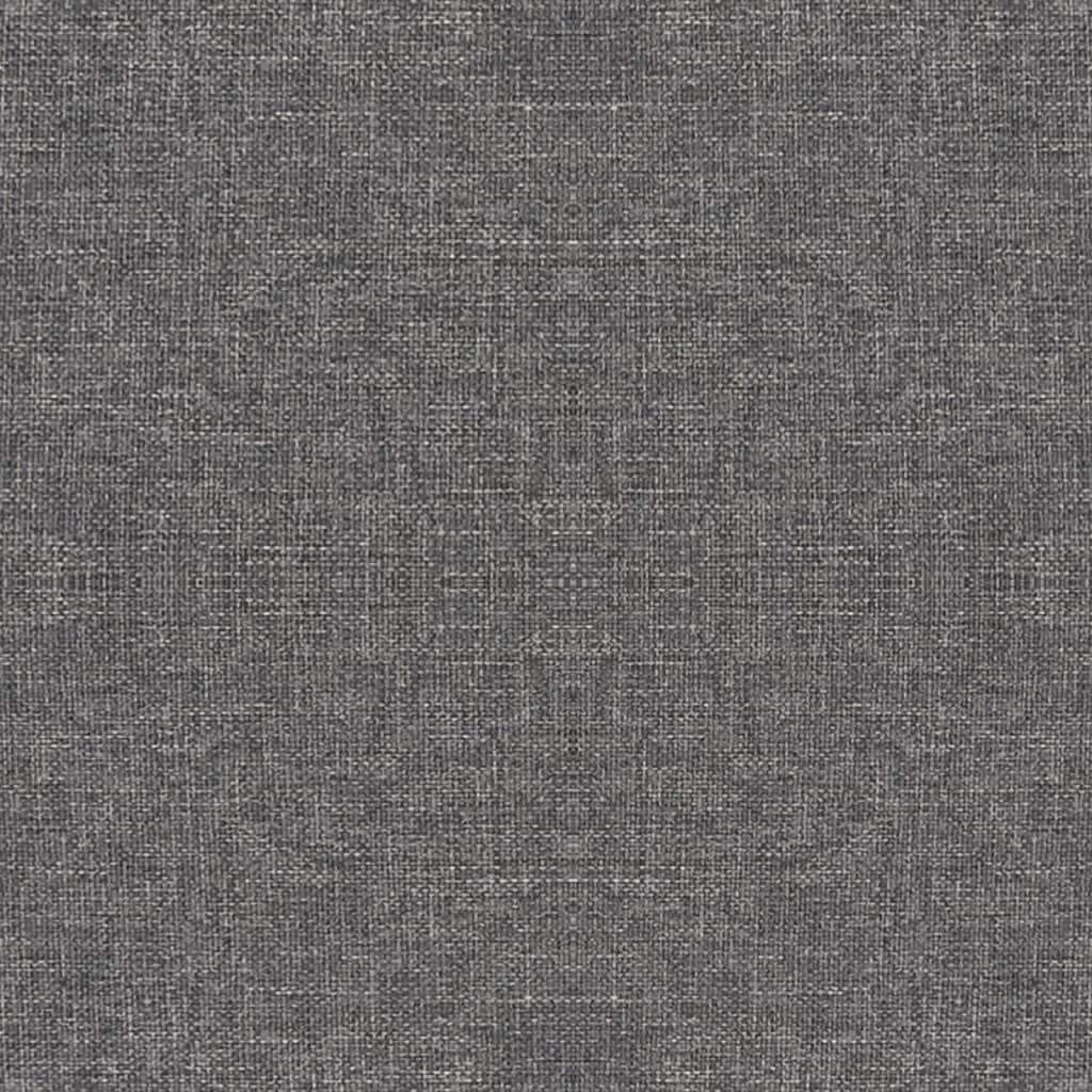 vidaXL Taburete con patas de madera tapizado tejido gris claro
