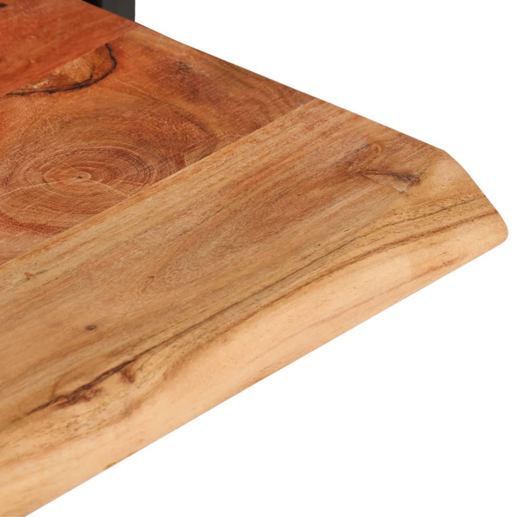 vidaXL Estante pared rectangular madera acacia borde vivo 60x30x2,5 cm –  Bechester