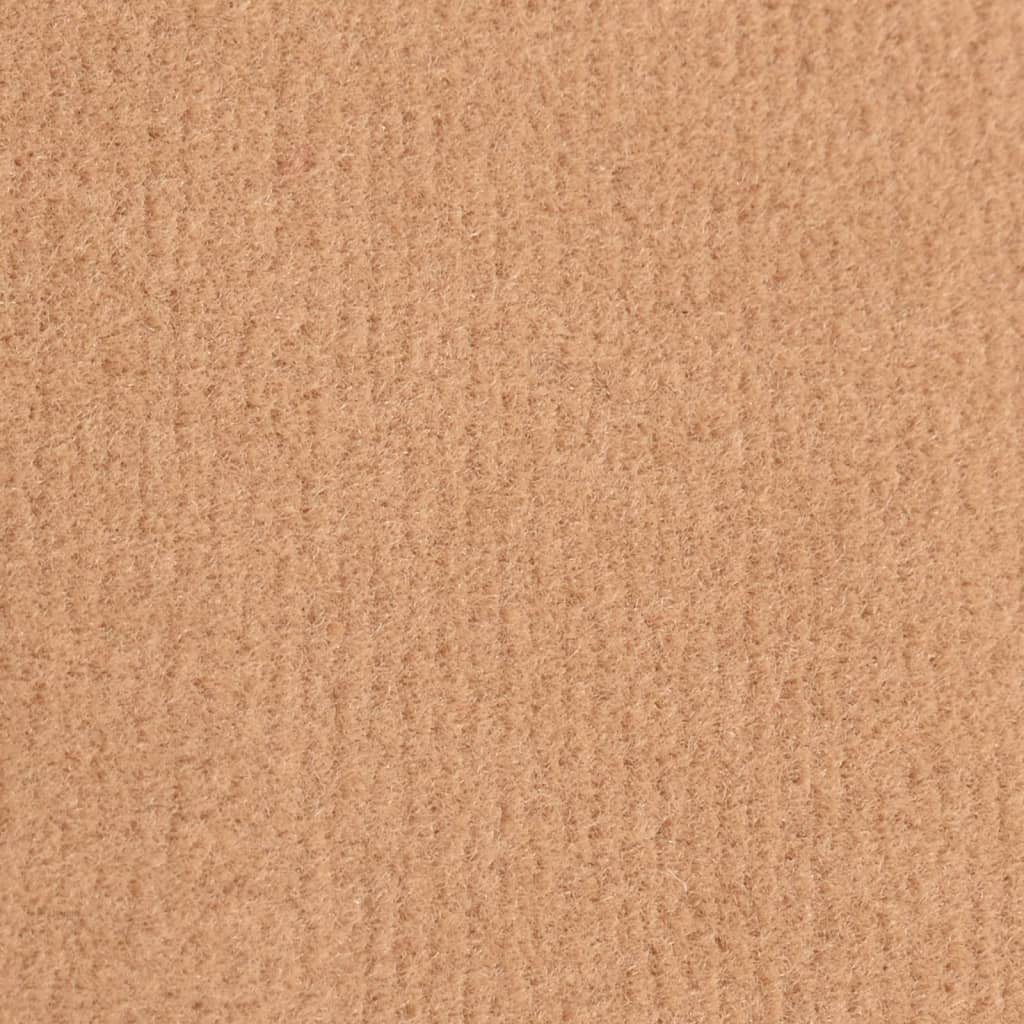 vidaXL Alfombra de pasillo BCF beige 100x200 cm