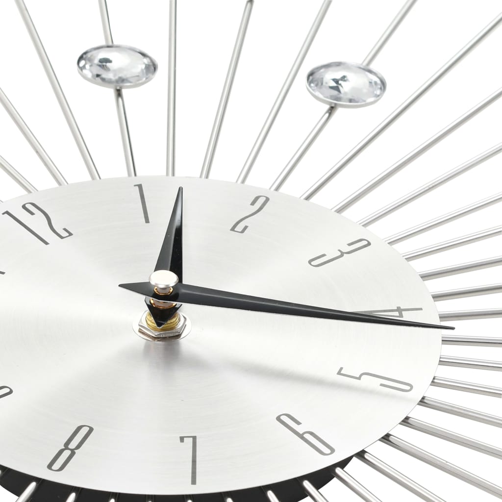 vidaXL Reloj de pared con movimiento de cuarzo 50 cm diseño moderno