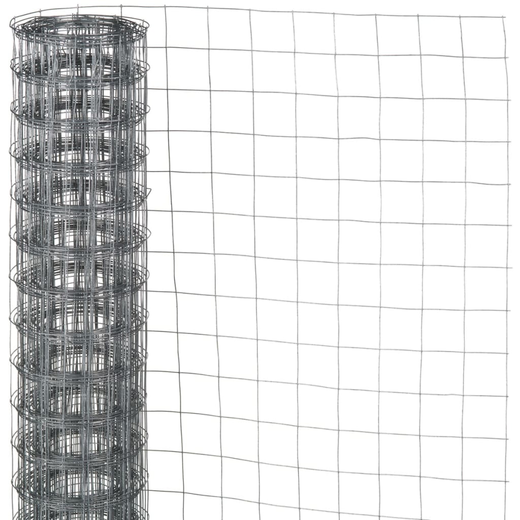 Nature Malla de alambre hexagonal acero galvanizado 0,5x2,5 m 13 mm