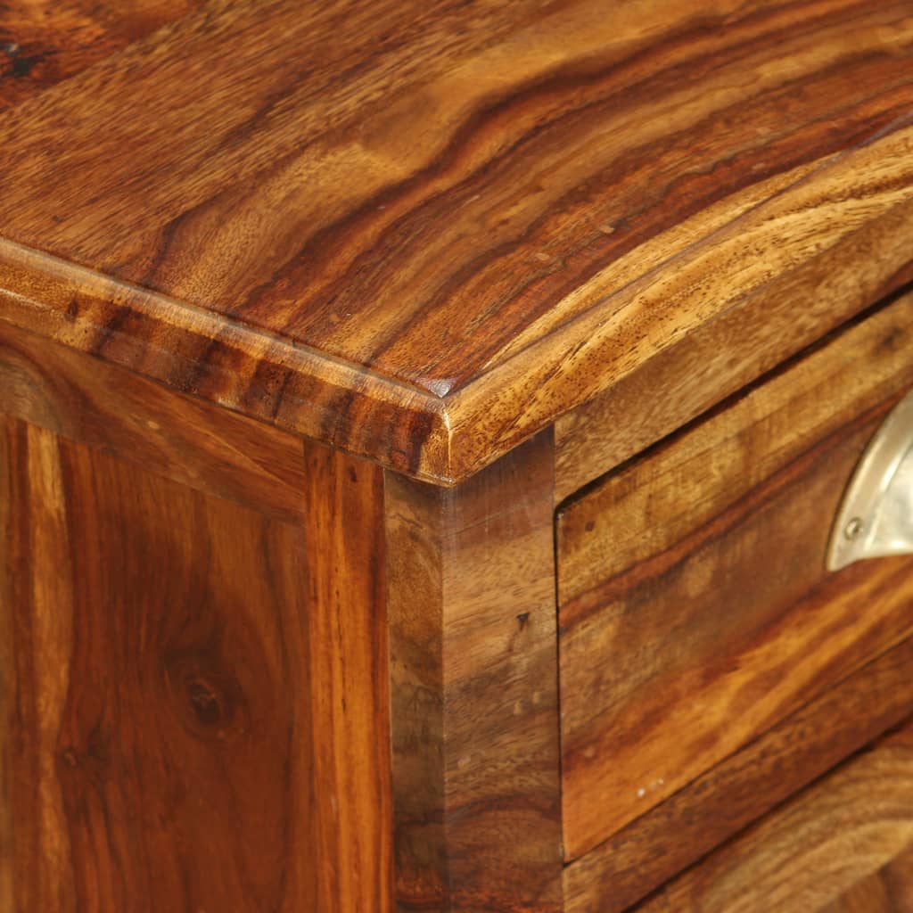 vidaXL Mesita de noche de madera maciza de sheesham 40x30x50 cm