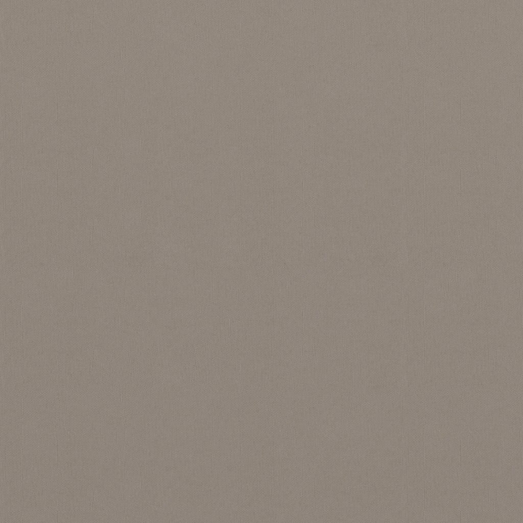 vidaXL Toldo para balcón de tela Oxford gris taupe 75x400 cm