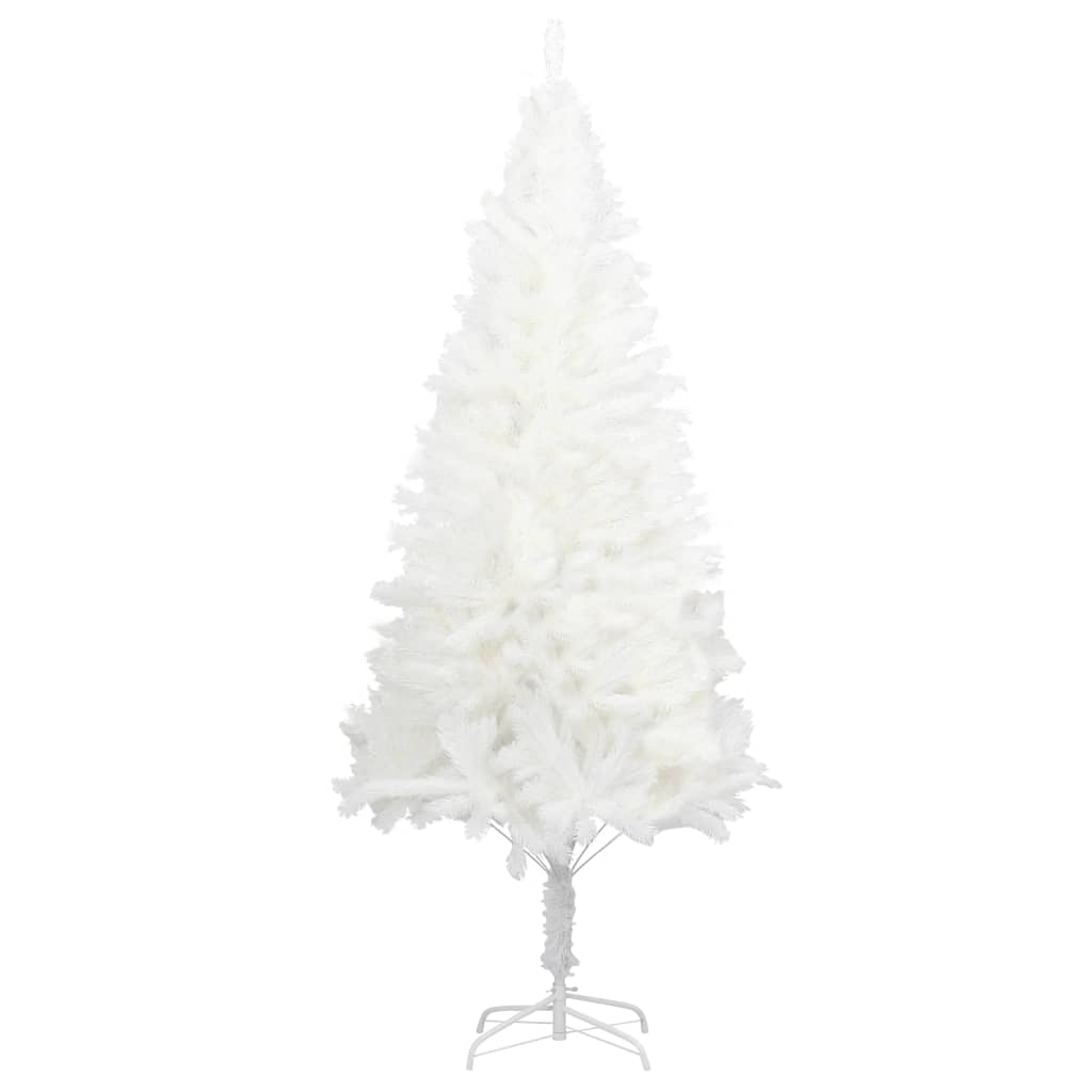 vidaXL Árbol de Navidad artificial iluminado con luces blanco 240 cm