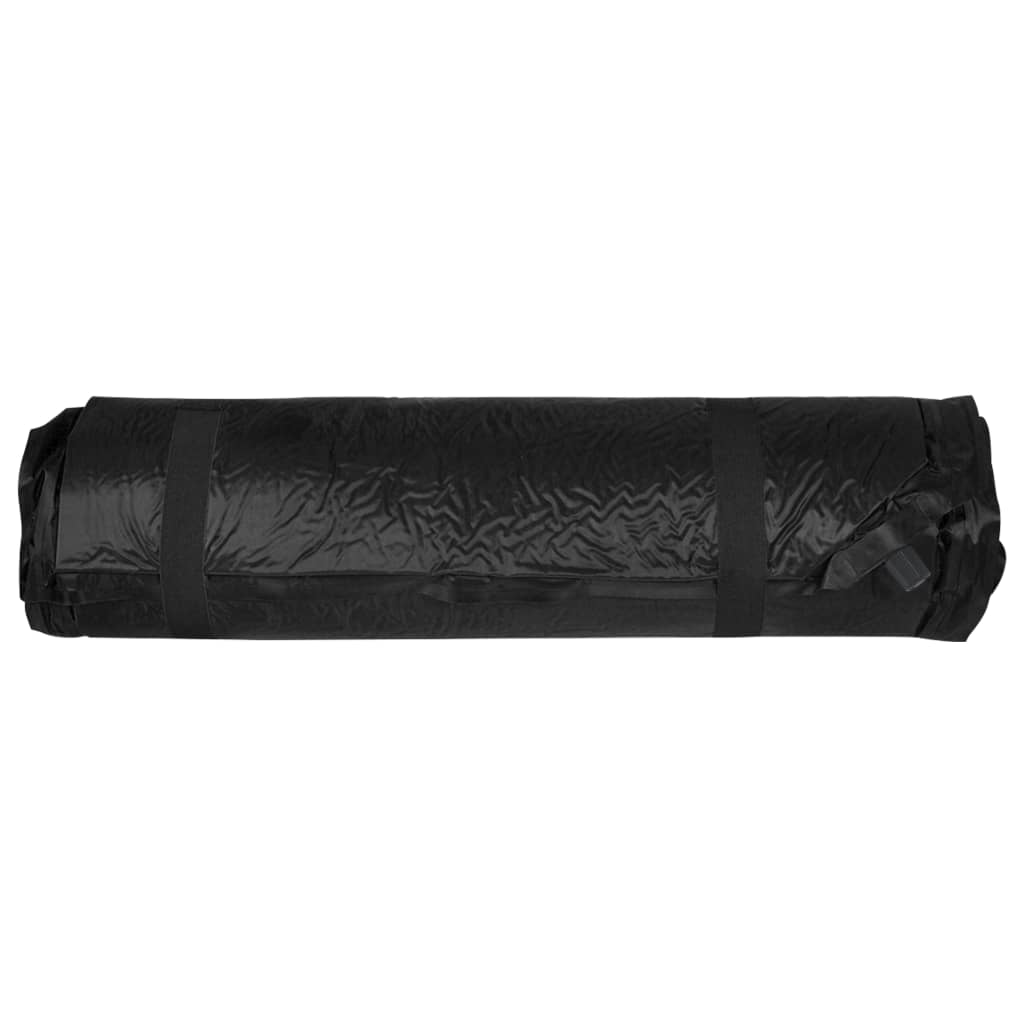vidaXL Colchón de aire inflable negro 66x200 cm
