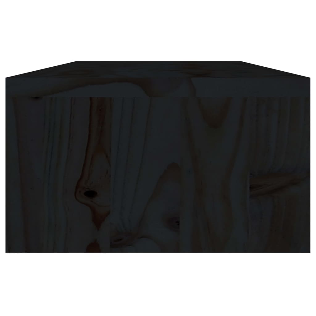 vidaXL Soporte para pantalla madera contrachapada negro 60x23,5x12 cm