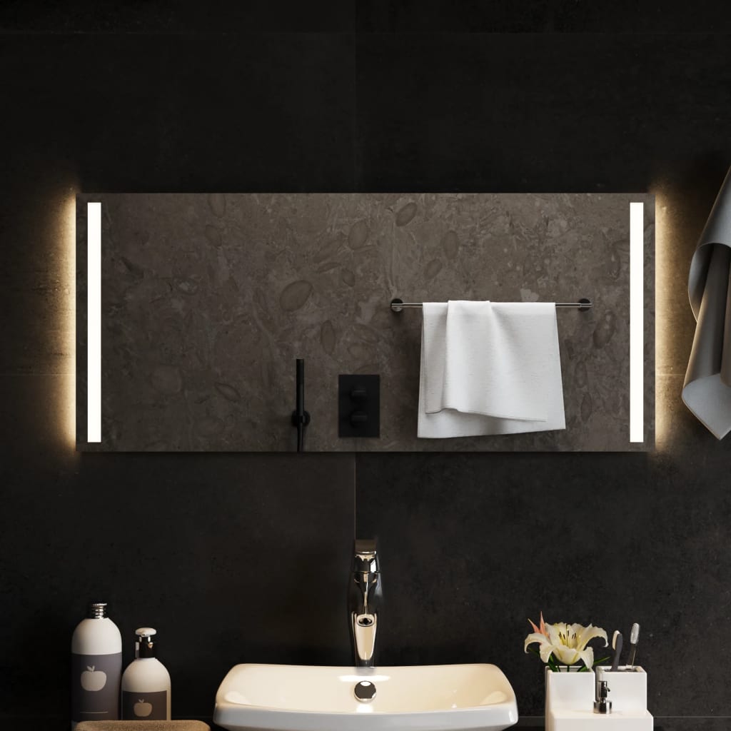 vidaXL Espejo de baño con LED 90x40 cm