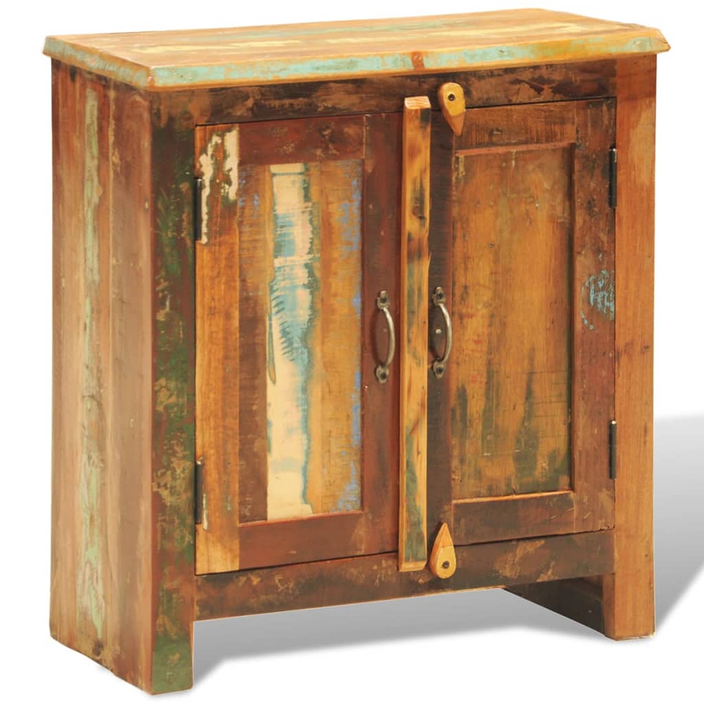 vidaXL Mueble vintage con 2 puertas madera maciza reciclada