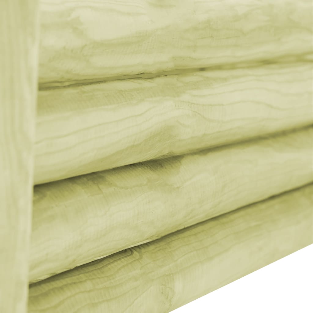 vidaXL Arriate de madera de pino impregnada 60x40x42 cm