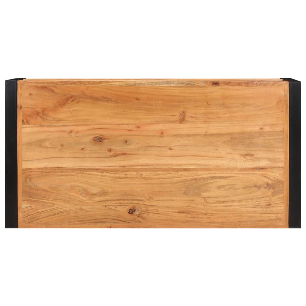 vidaXL Mesa de centro de madera maciza de acacia 120x60x40 cm