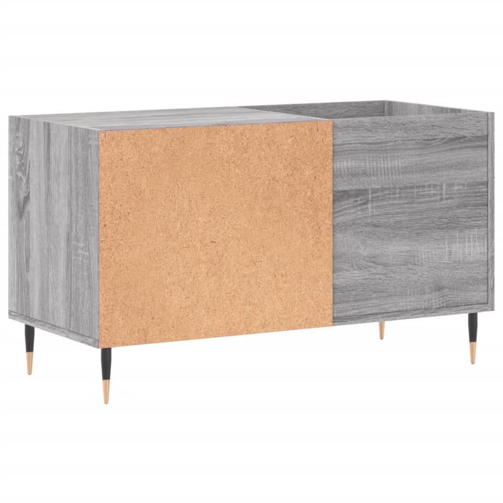 vidaXL Mueble de discos madera de ingeniería gris Sonoma 85x38x48 cm