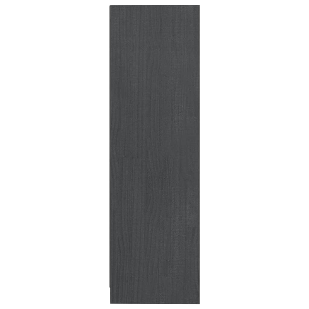 vidaXL Estantería/divisor de espacios madera pino gris 104x33,5x110 cm