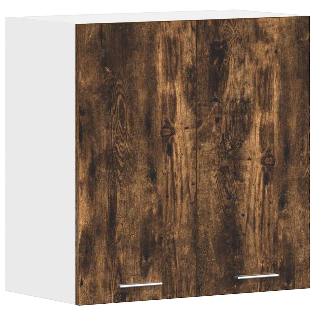 vidaXL Armario colgante madera contrachapada roble ahumado 60x31x60 cm ...