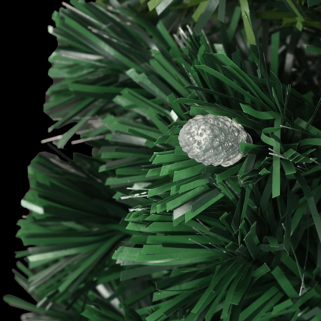 vidaXL Árbol de Navidad con luces y soporte fibra óptica 240 cm