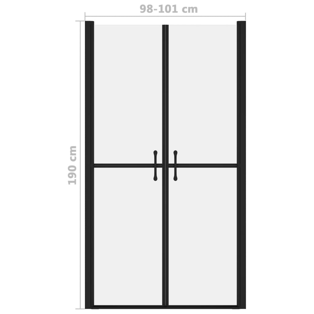 vidaXL Puerta de ducha ESG esmerilado (98-101)x190 cm