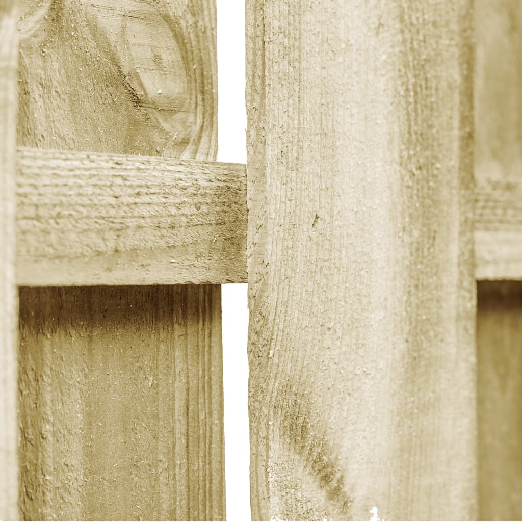 vidaXL Puerta de jardín madera de pino impregnada 100x75 cm