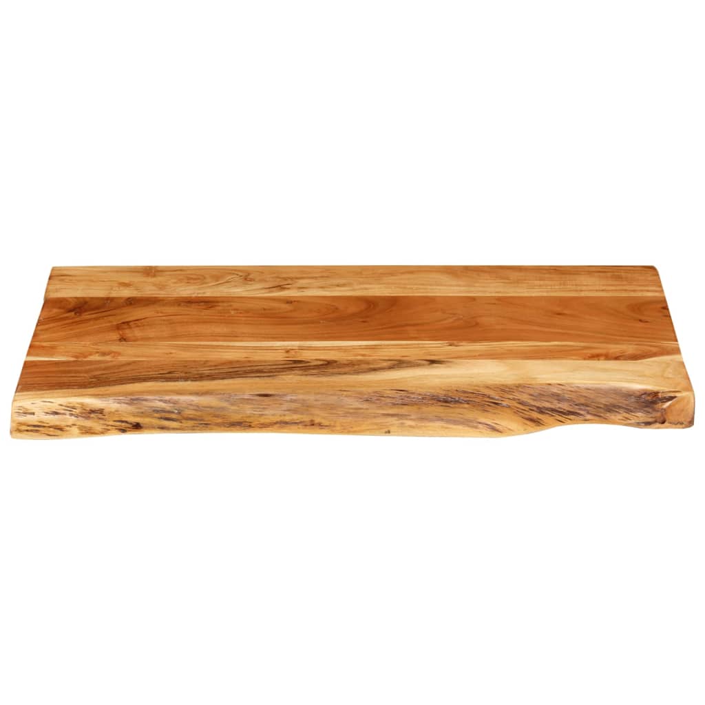 vidaXL Encimera para armario tocador madera maciza acacia 80x52x3,8 cm
