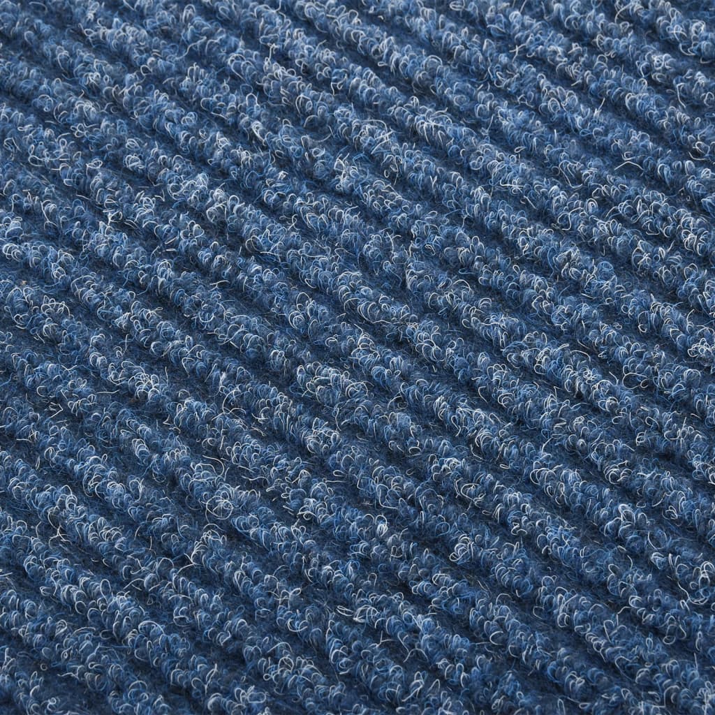 vidaXL Alfombra de pasillo atrapa suciedad 100x300 cm azul