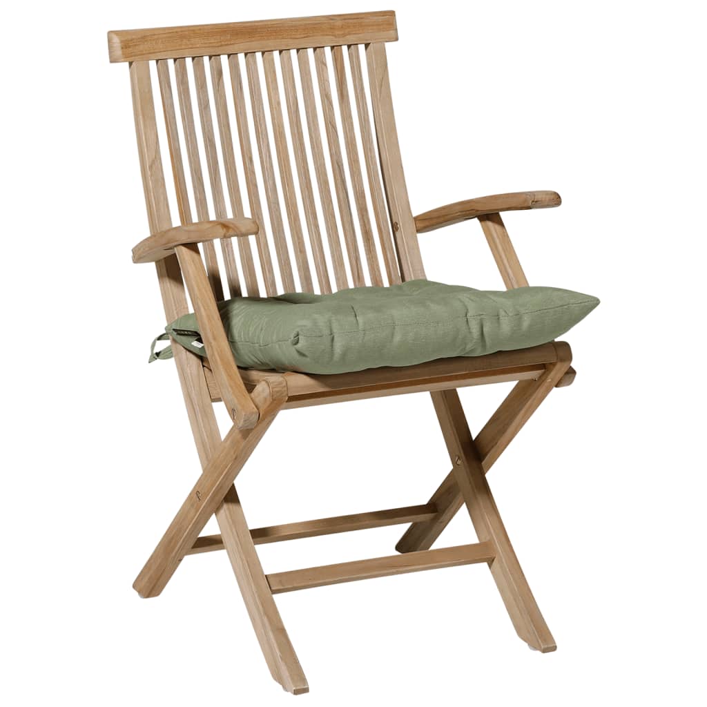 Madison Cojín para silla Panama 46x46 cm verde salvia