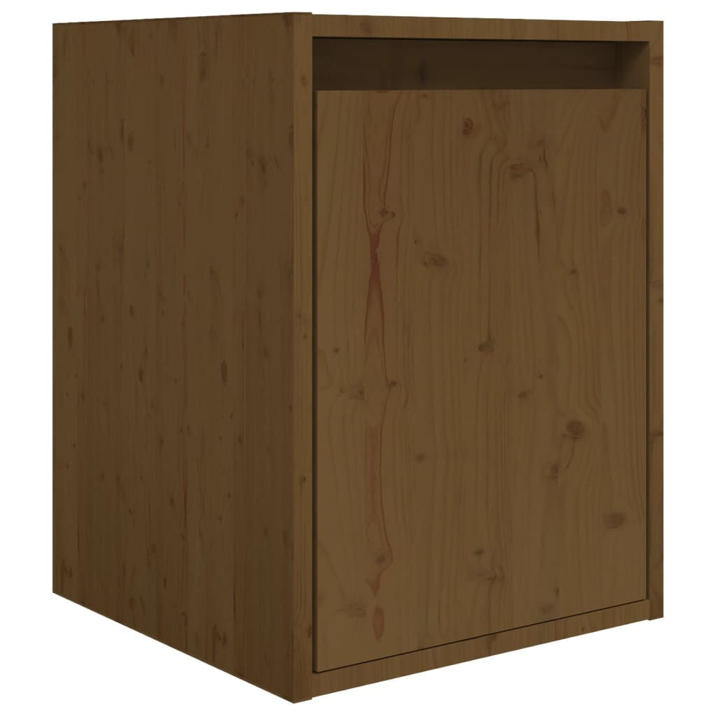 vidaXL Muebles para TV 8 piezas madera maciza de pino marrón miel