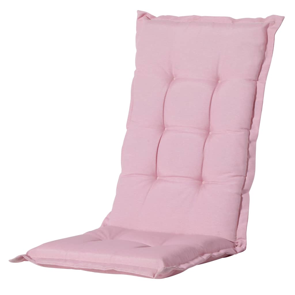 Madison Cojín de silla con respaldo bajo Panama 105x50cm rosa suave