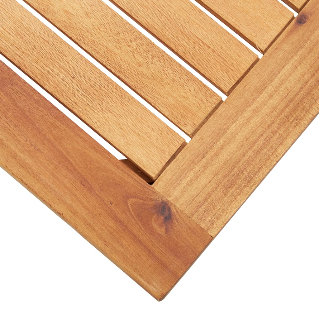 vidaXL Mesa de centro de jardín madera maciza de acacia 60x60x36 cm