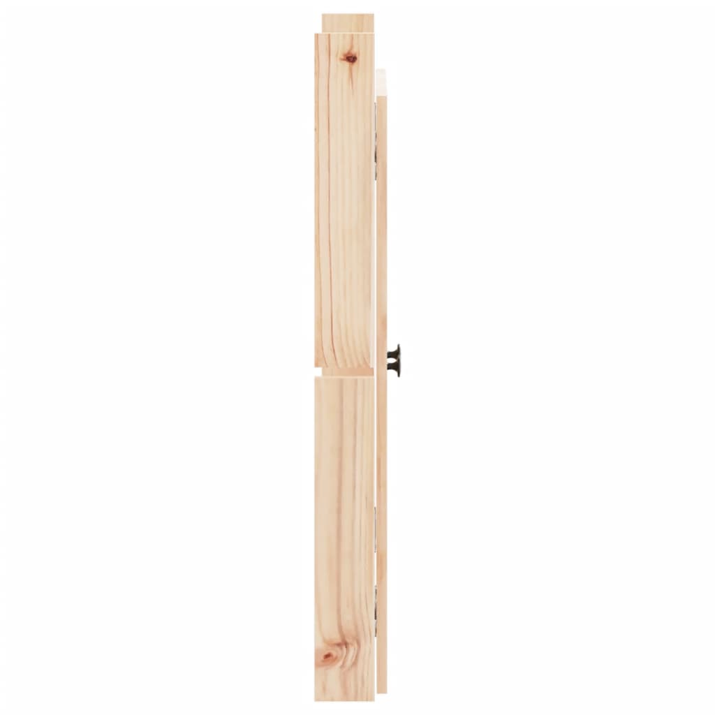 vidaXL Puertas de cocina exterior 2 uds madera maciza pino 50x9x82 cm