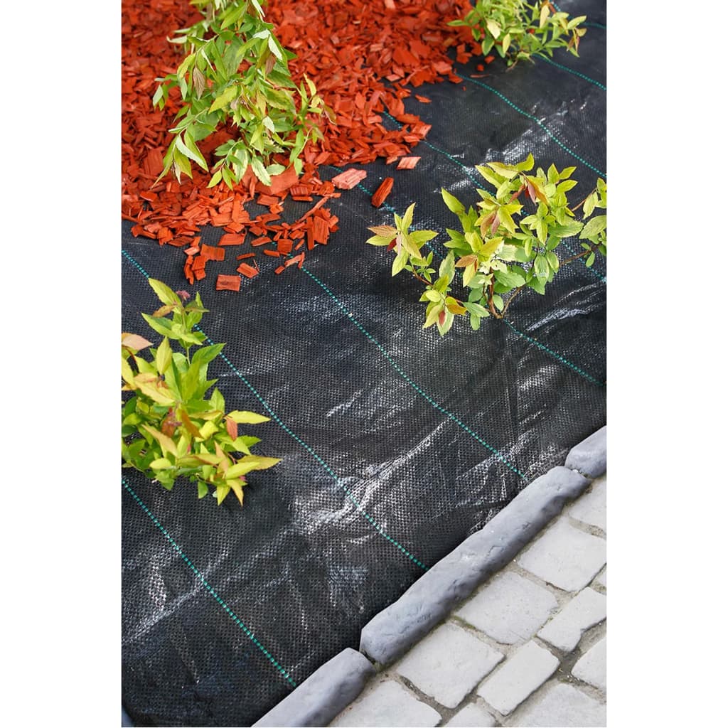 Nature Cubierta de suelo antimaleza negra 1x10 m