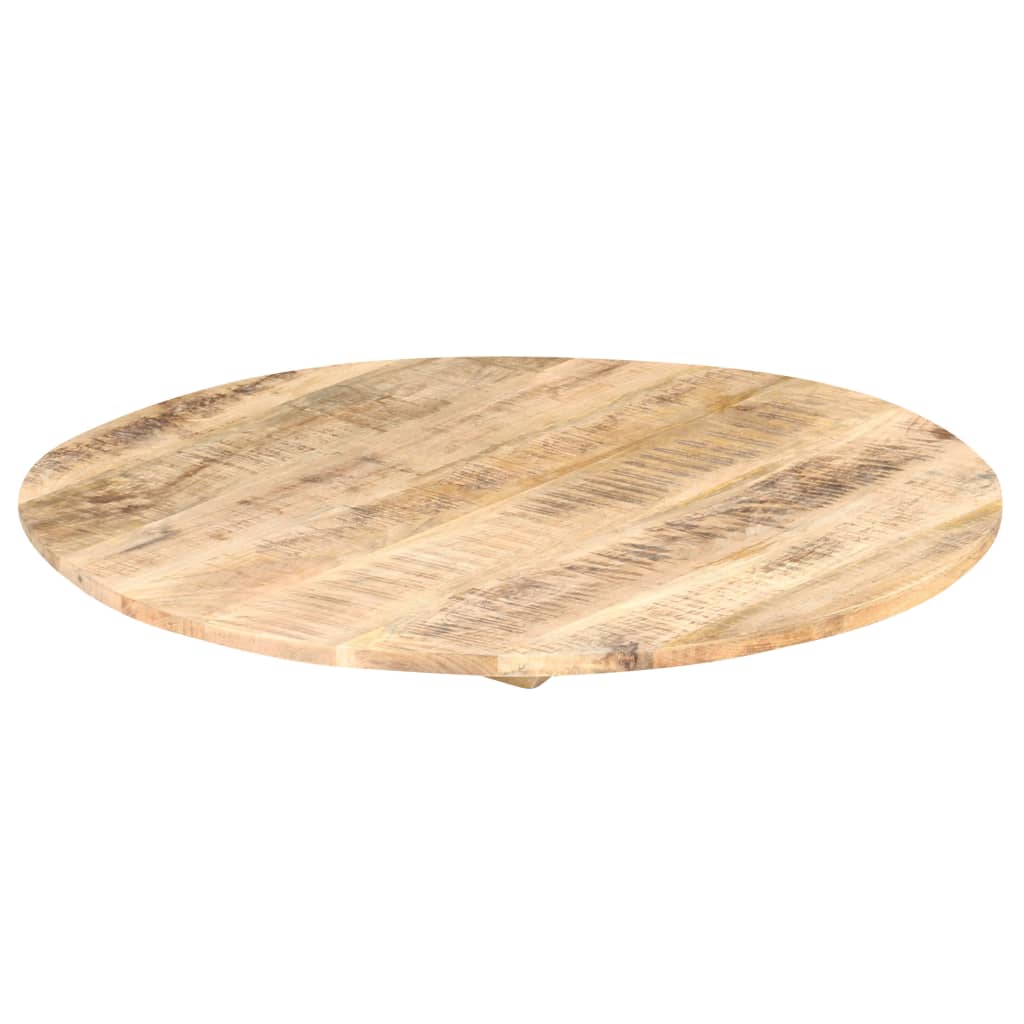 vidaXL Superficie de mesa redonda madera maciza de mango 15-16 mm 50cm