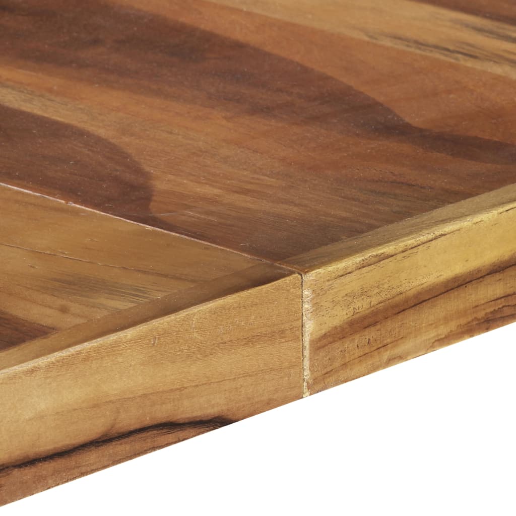 vidaXL Mesa de comedor madera maciza con acabado sheesham 140x140x75cm