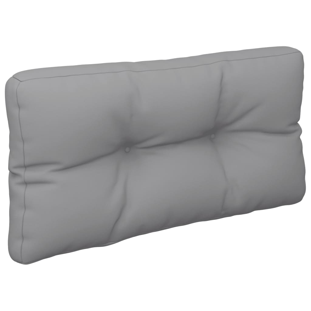 vidaXL Cojín para sofá de palets tela gris 70x40x12 cm