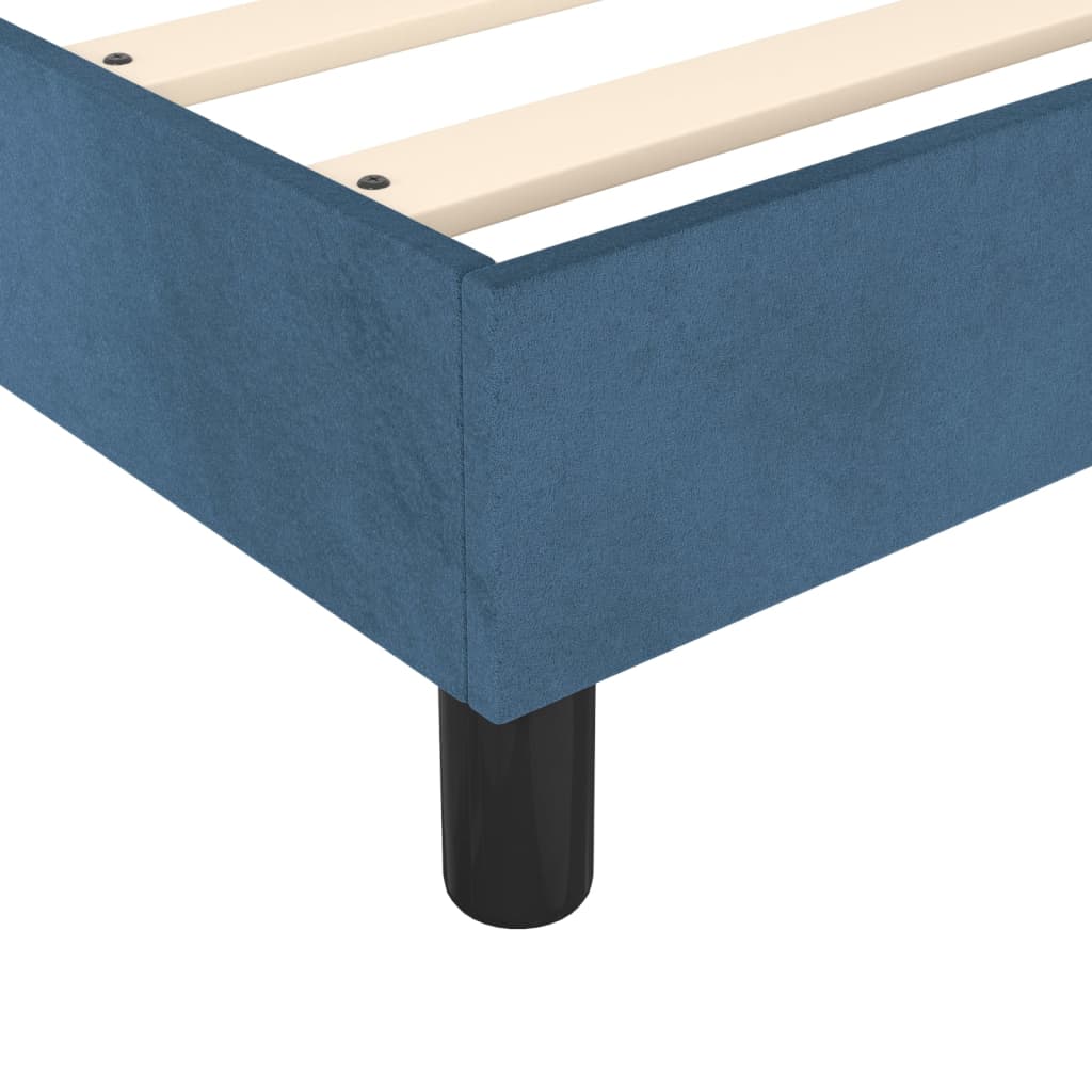 vidaXL Estructura de cama de terciopelo azul 200x200 cm