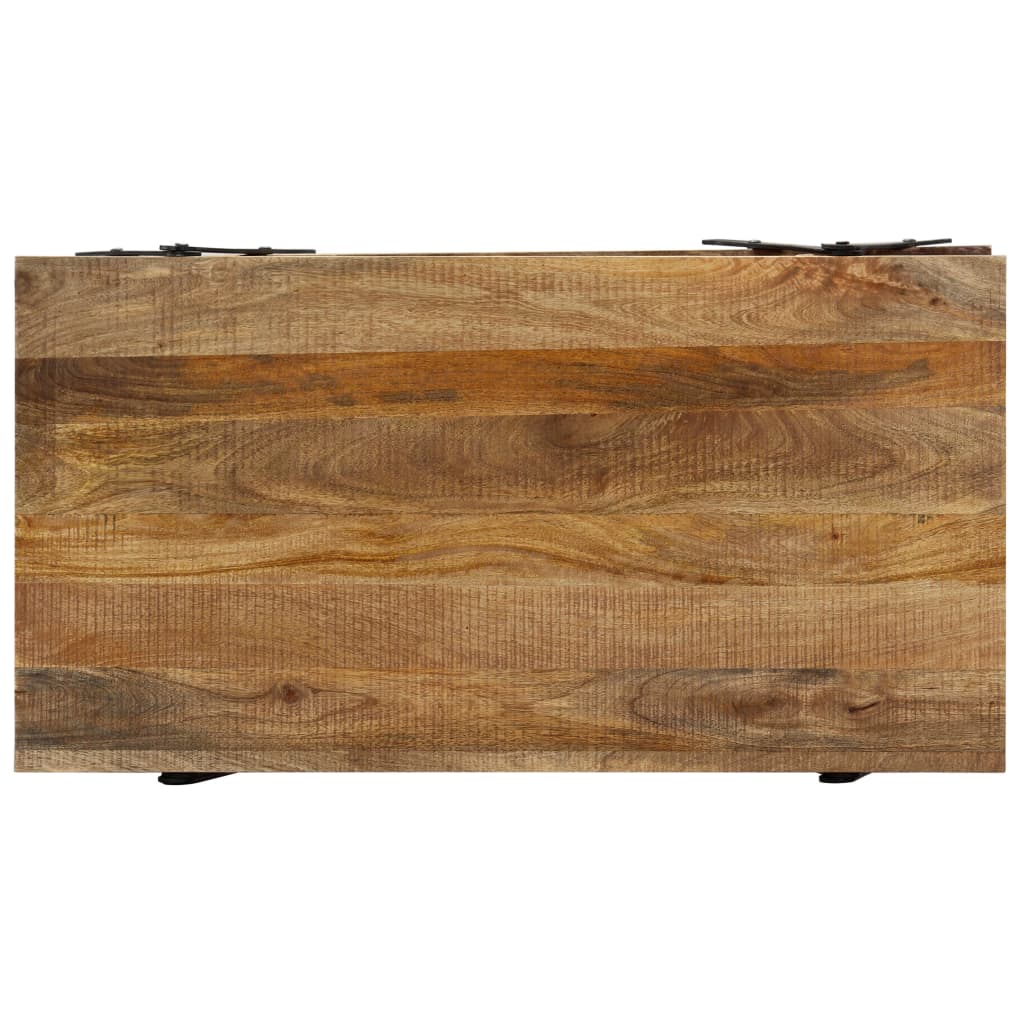 vidaXL Mesa de centro madera maciza de mango 115x60x40 cm