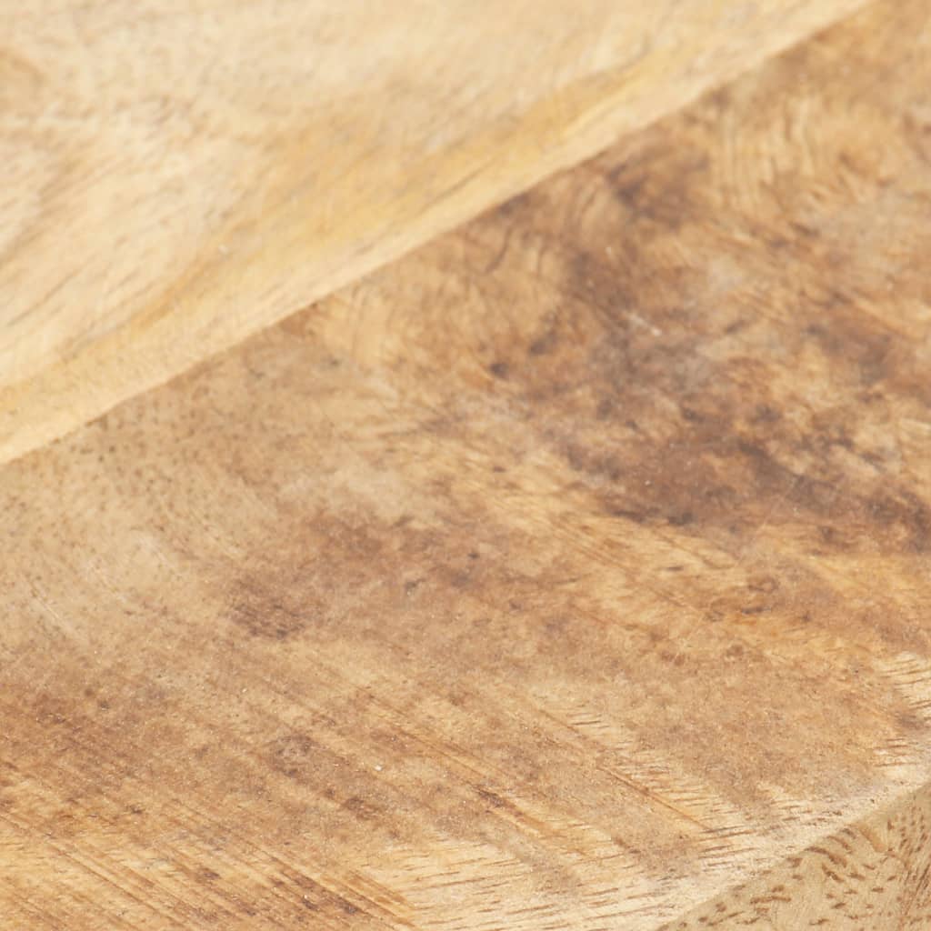 vidaXL Superficie de mesa madera maciza de mango 15-16 mm 70x70 cm