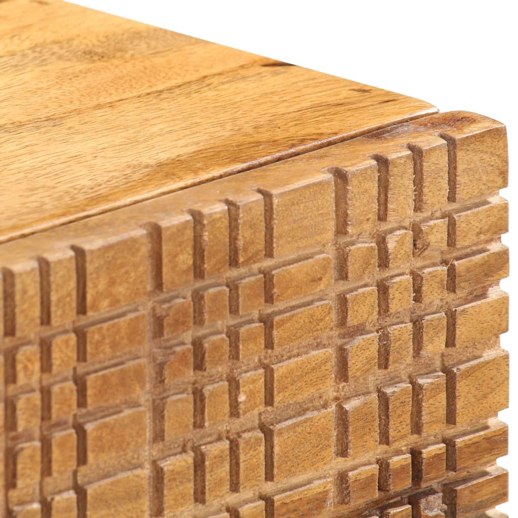 vidaXL Aparador de madera maciza de mango 45x30x75 cm