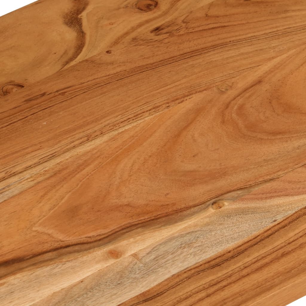 vidaXL Tablero de escritorio rectangular madera acacia 100x80x2,5 cm