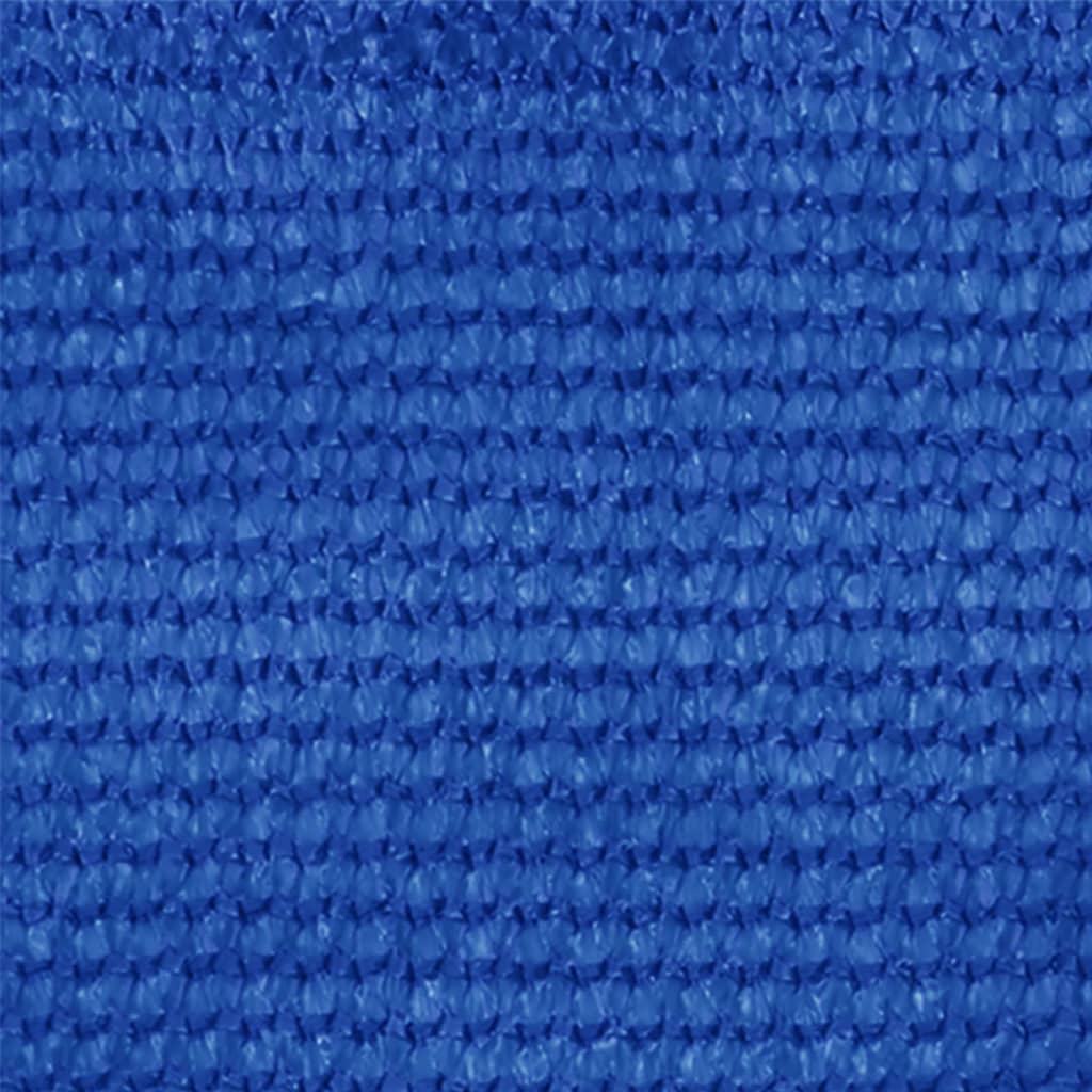 vidaXL Persiana enrollable de jardín HDPE azul 120x140 cm