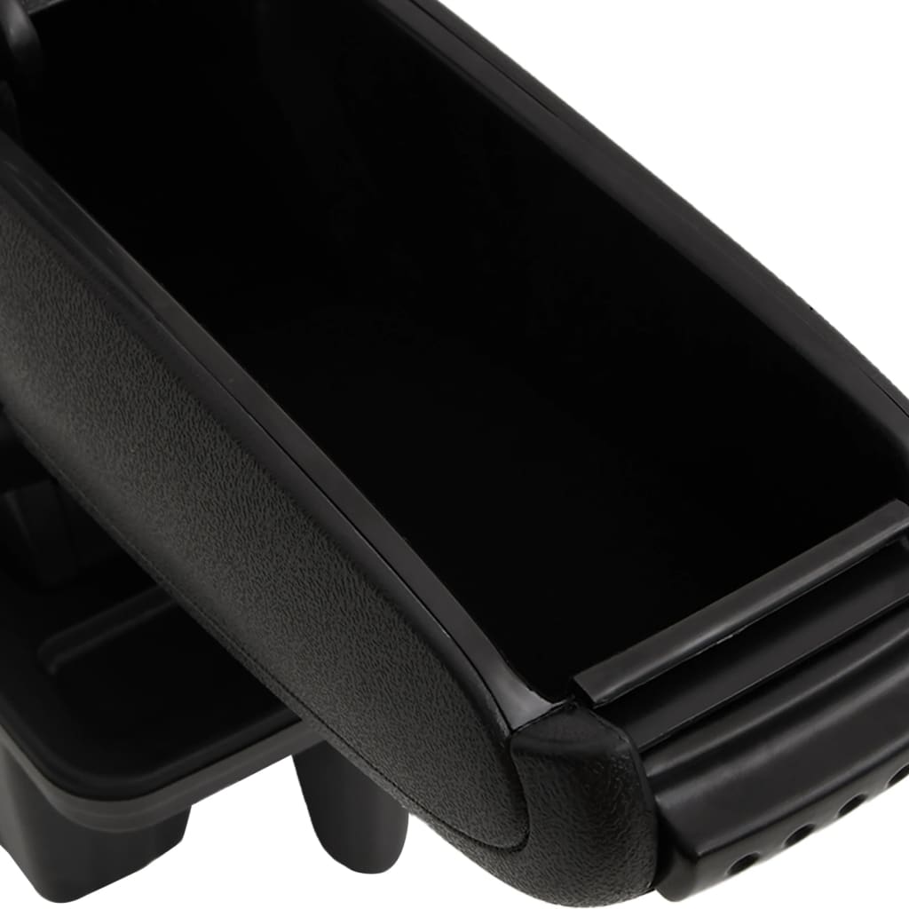 vidaXL Reposabrazos para coche ABS negro 15x31x(28-44) cm