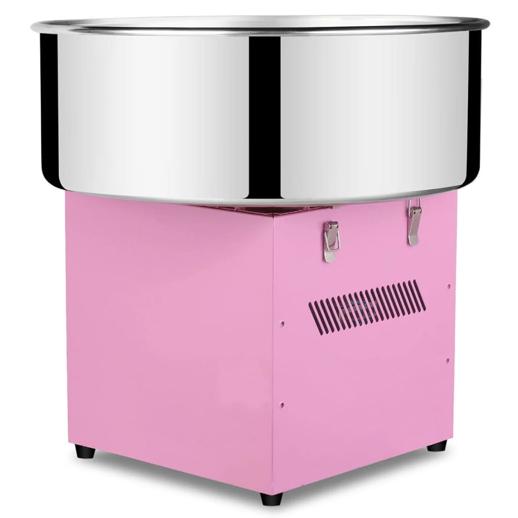 Máquina de algodón de azúcar profesional 1kW rosa